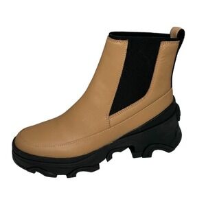 SOREL Women's Brex Waterproof Chelsea Boots Tawny Buff Size 5 New